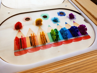 Insert trofast couvercle table ikéa activitée enfants crayon de couleurs -  jerem creation fabrication  (8)